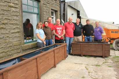 The Veterans In Production was developed from the projects we have completed and builds a range of garden planters and furniture using recycled pallets.